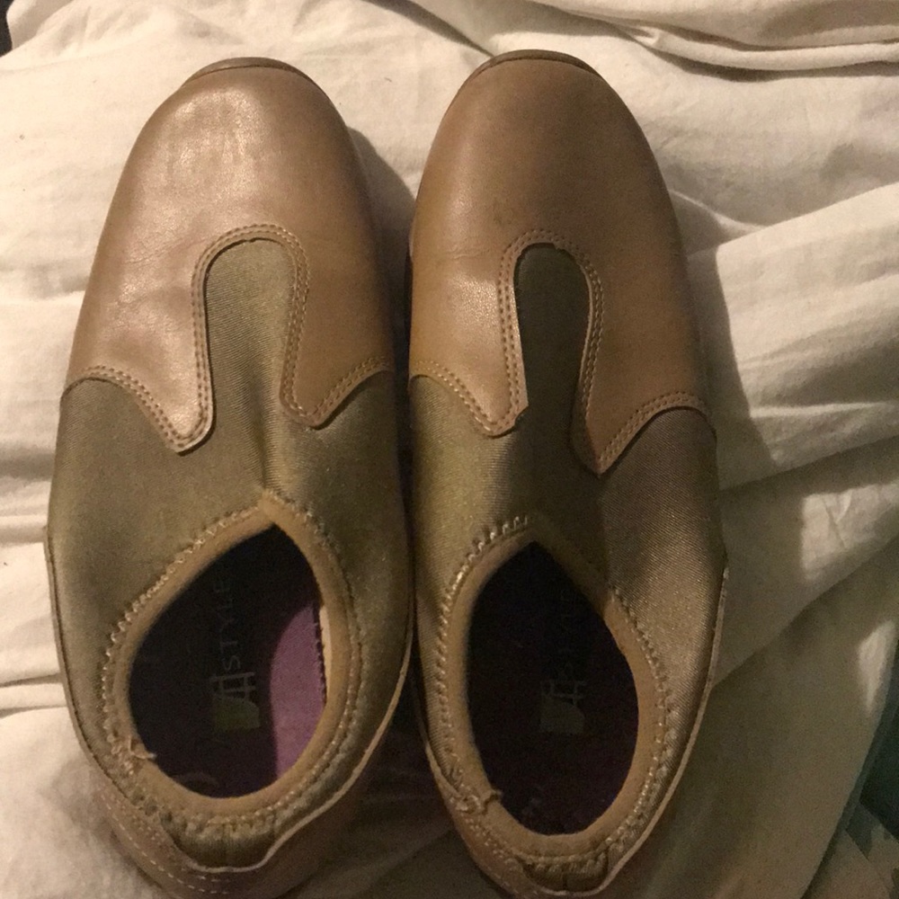 Beige Jazz or Color Guard Shoes